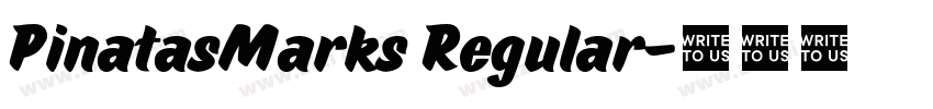 PinatasMarks Regular字体转换